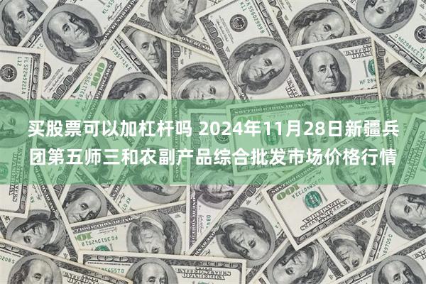 买股票可以加杠杆吗 2024年11月28日新疆兵团第五师三和农副产品综合批发市场价格行情